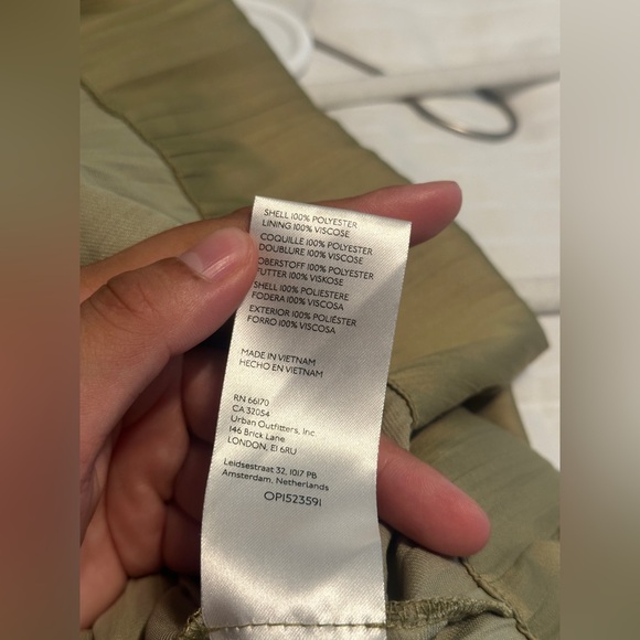 Anthropologie Somerset Olive Green Tiered Maxi Dress - Picture 11 of 14